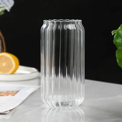 Trendy Ribbed Glass