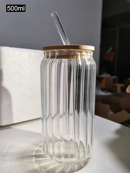 Trendy Ribbed Glass